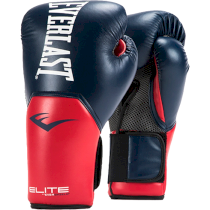 Боксерские перчатки Everlast Elite ProStyle Navy/Red 16унц. 