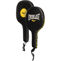 Лапы-ракетки Everlast Leather Punch Paddles черный