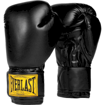 Боксерские перчатки Everlast 1910 Classic PU Black 12унц. черный