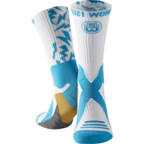 Носки Suzi Wong Lightning Socks White/Teal бирюзовый