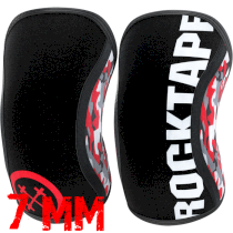 Наколенники Rocktape Assassins красный камуфляж 7мм XL