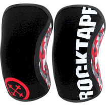 Наколенники Rocktape Assassins красный камуфляж 7мм XL