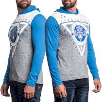  Кофта Affliction Athletic Division S серый