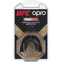 Капа UFC Opro Bronze Level White/Gold белый 