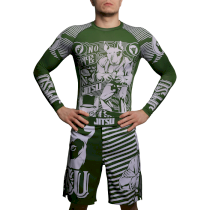 Шорты Jitsu Gentle & Strong Green XL зеленый