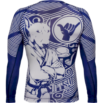 Рашгард Jitsu Gentle & Strong Navy L фиолетовый