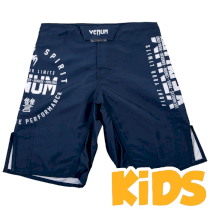 Детские ММА шорты Venum Signature Navy Blue