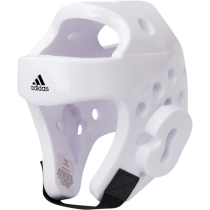 Шлем Adidas для тхэквондо Head Guard Dip Foam WTF белый S