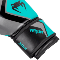 Боксерские перчатки Venum Contender 2.0 Grey/Turquoise-Black 8 унц. светло-серый