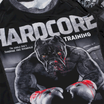 Рашгард Hardcore Training х Ground Shark The Moment of Truth S черный