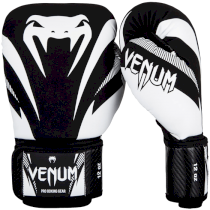 Боксерские перчатки Venum Impact Black/White 8 унц. белый