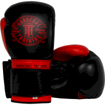 Боксерские перчатки Hardcore Training Premium Black/Red