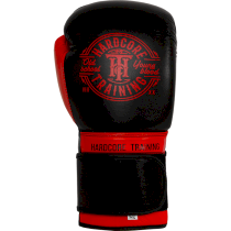 Боксерские перчатки Hardcore Training Premium Black/Red 12 унц. красный