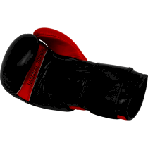 Боксерские перчатки Hardcore Training Premium Black/Red 16 унц. красный