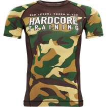 Рашгард Hardcore Training Forest Camo (SS) S зеленый