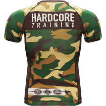 Рашгард Hardcore Training Forest Camo (SS) S зеленый