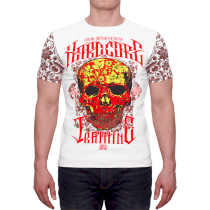 Футболка Hardcore Training Skull Folk White S 