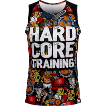 Тренировочная майка Hardcore Training Doodles xxxxl красный