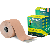 Кинезио тейп RaveTape 5*5 бежевый 