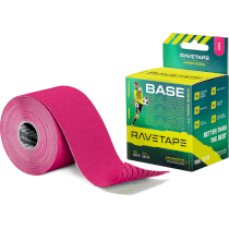 Кинезио тейп RaveTape 5*5 розовый розовый