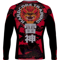 Рашгард Hardcore Training Raijin Black/Red LS xl красный