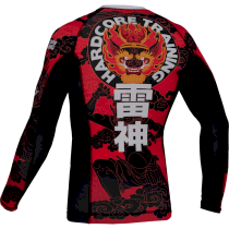 Рашгард Hardcore Training Raijin Black/Red LS s красный