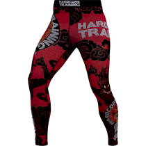 Компрессионные штаны Hardcore Training Raijin Black/Red xl красный