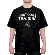 Футболка Hardcore Training Knight Black Oversized Fit l 