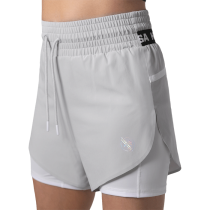 Женские шорты Hayabusa Mid Rise Layered Shorts m серый