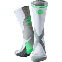 Носки Suzi Wong X-Sole Boxing Socks White/Neon Green размер 42-46 зеленый