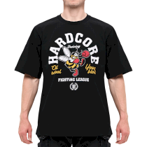 Футболка Hardcore Training Fighting League Black Oversized Fit xxl 