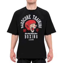 Футболка Hardcore Training Boxing League Black Oversized Fit xxxl 