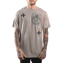 Футболка Affliction Full Stack xxxl серый