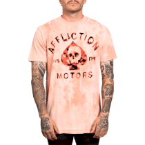 Футболка Affliction AC Del Mar m розовый