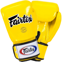 Боксерские перчатки Fairtex BGV1 Yellow 18унц. желтый