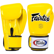 Боксерские перчатки Fairtex BGV1 Yellow 16унц. желтый