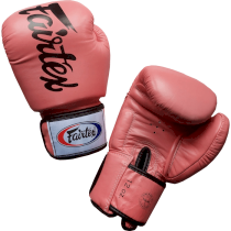 Боксерские перчатки Fairtex BGV19 Tight Fit Deluxe Pink 12унц. розовый