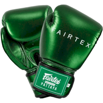 Боксерские перчатки Fairtex BGV22 Metallic Green 14унц. зеленый