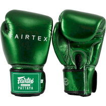 Боксерские перчатки Fairtex BGV22 Metallic Green 12унц. зеленый