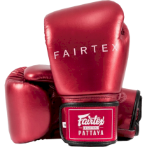 Боксерские перчатки Fairtex BGV22 Metallic Red 14унц. красный