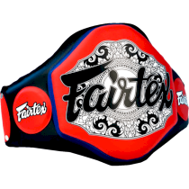 Тренерский пояс Fairtex BPV2 Black/Red красный