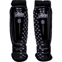 Защита голени Fairtex SP6 Solid Black черный xl