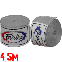 Боксёрские бинты Fairtex Grey 4.5 м серый