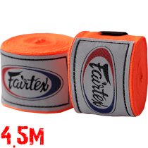 Боксерские бинты Fairtex Orange 4.5м оранжевый