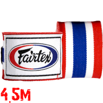 Боксерские бинты Fairtex Thai Flag 4.5м синий