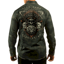 Рубашка Affliction Emblematic m черный