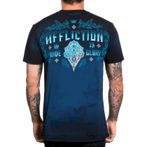 Футболка Affliction Resistance m синий