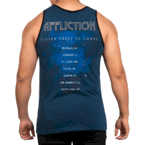 Двухсторонняя майка Affliction Eagle Motors xxxl синий