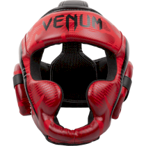 Боксерский шлем Venum Elite Red Camo красный 