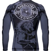 Рашгард Hardcore Training Heraldry Black LS xs черный